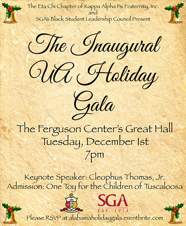 flyer for Gala